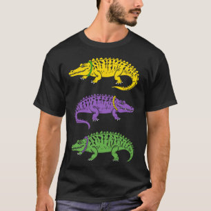 Mardi Gras Alligator Funny Men Mardi Gras Kids T-Shirt