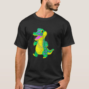 Mardi Gras Alligator Masquerade Carnival Costume M T-Shirt