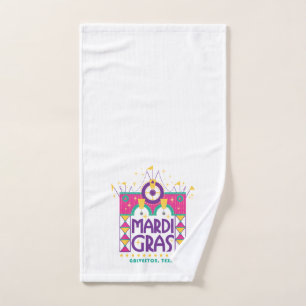 Mardi Gras Arch, Galveston, Texas Hand Towel