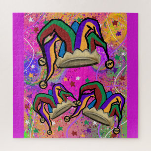 MARDI GRAS ART  JIGSAW PUZZLE