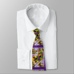 MARDI GRAS ART    TIE