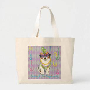 Mardi Gras Aussie Large Tote Bag