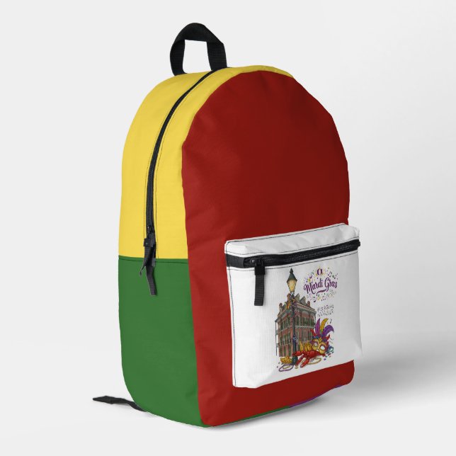 Mardi Gras Backpack (Back Corner Left)