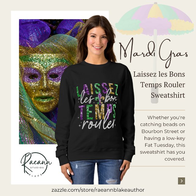 Mardi Gras Basic Sweatshirt (Creator Uploaded)