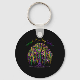 Mardi Gras Bead Tree Carnival New Orleans 2024 For Key Ring