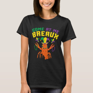 Mardi Gras Beads Mask Feathers Jester Mask Mardi G T-Shirt