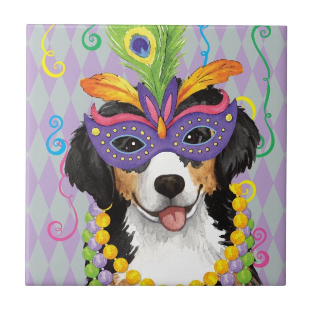 Mardi Gras Berner Tile (Front)