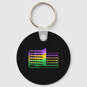 Mardi Gras Br Trombone Marching Orchestra  Key Ring