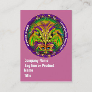 Mardi Gras Business Vert. Please View Hints Card