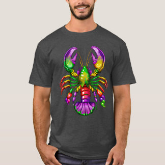 Mardi Gras Cajun Crawfish  Lobster TShirt