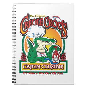 Mardi Gras Cajun Crocodile Notebook