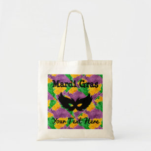 Mardi Gras Camouflage Mask Tote Bag
