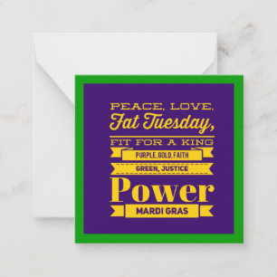 Mardi Gras Card