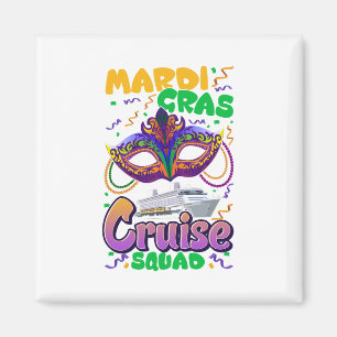 Mardi Gras Carnival Cruise Vacation Travel  Magnet