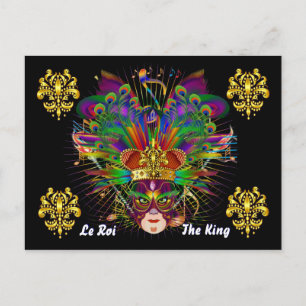 Mardi Gras Carnival Event  Please View Notes Postcard