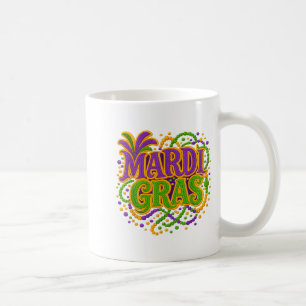 Mardi Gras Carnival Fat Tuesday Latch Hook Yarn Cr Coffee Mug