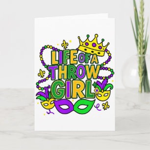 Mardi Gras Carnival Party Fat Tuesday Life Of A Th Card