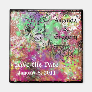 Mardi Gras Carnival Party or Save the Date Magnet