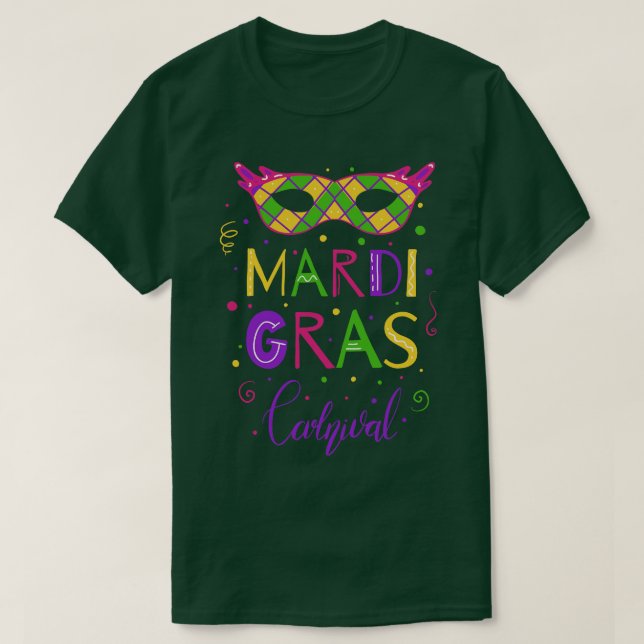 Mardi gras carnival TShirt (Design Front)