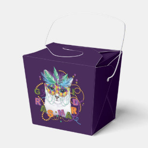 Mardi Gras Cat, Funny Mardi Gras Favour Box