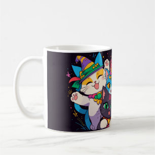 Mardi Gras Cat Parade Mug