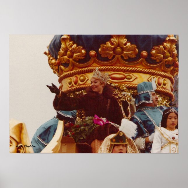 Mardi Gras Celebrity Queen Float Poster (Front)