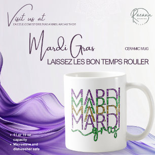 Mardi Gras Ceramic Mug