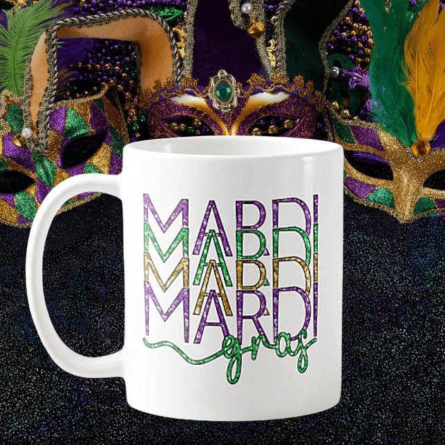 Mardi Gras Ceramic Mug (Creator Uploaded)