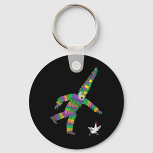 Mardi Gras Chicken Jester Farming Animal Fat Tuesd Key Ring