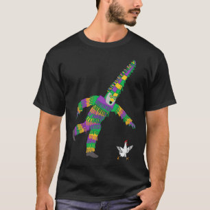 Mardi Gras Chicken Jester Farming Animal Fat Tuesd T-Shirt