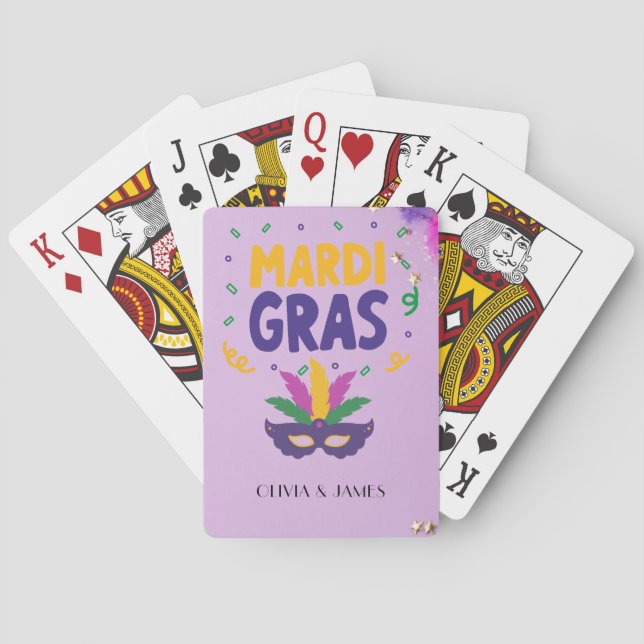 Mardi Gras Classic Playing Cards (Back)