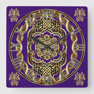 Mardi Gras Clock IMPORTANT Read About Design