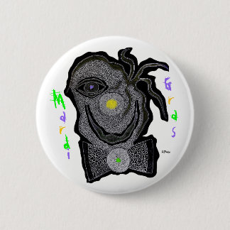 MaRdI gRaS cLoWn 6 Cm Round Badge