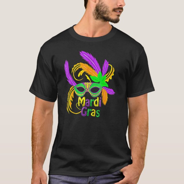 Mardi Gras Cool Pancake Tuesday Holiday Funny_2 T-Shirt (Front)