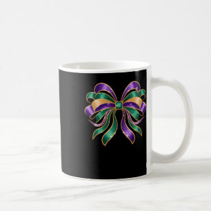 Mardi Gras Coquette Bow Fat Tuesday New Orleans Fu Coffee Mug