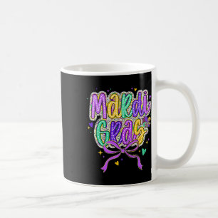 Mardi Gras Coquette Bow Fat Tuesday New Orleans Ki Coffee Mug