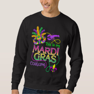 Mardi Gras Costume It's a Mardi Gras Thing Beads a Sweatshirt