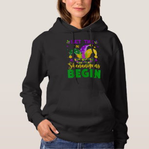 Mardi Gras Costume Let The Shenanigans Begin Mardi Hoodie