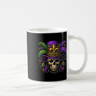 Mardi Gras Costume Sugar Skull Carnival Halloween  Coffee Mug