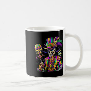 Mardi Gras Costume Sugar Skull Carnival New Orlean Coffee Mug
