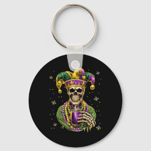 Mardi Gras Costume Sugar Skull Carnival New Orlean Key Ring