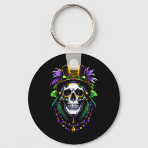 Mardi Gras Costume Sugar Skull Carnival New Orlean Key Ring