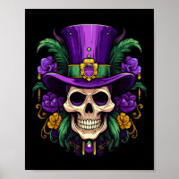Mardi Gras Costume Sugar Skull Carnival Party Men 