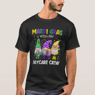 Mardi Gras Costume With My Daycare Teacher Lover G T-Shirt