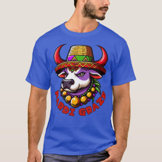 Mardi Gras Cow TShirt