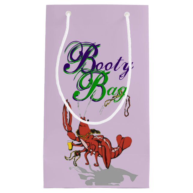 Mardi Gras Crawdad Small Gift Bag (Front)