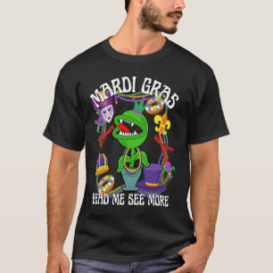 Mardi Gras Crawfish Crawdad Feed Me Beads Jester H T-Shirt
