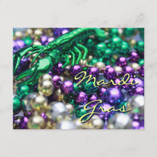 Mardi Gras Crawfish Custom Party Card Invitations