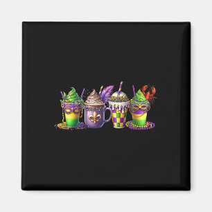 Mardi Gras Crawfish Fat Tuesday Mardi Coffee Lover Magnet