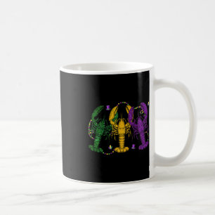 Mardi Gras Crawfish Funny Retro Parade Costume Adu Coffee Mug